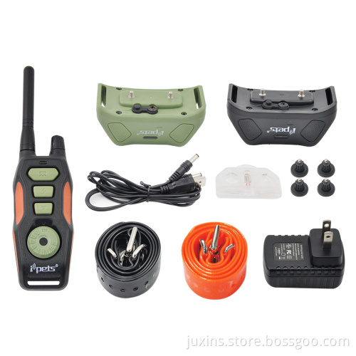 Ipets PET618-2 Waterproof Vibration Remote Dog Training Collar For 2 dogs